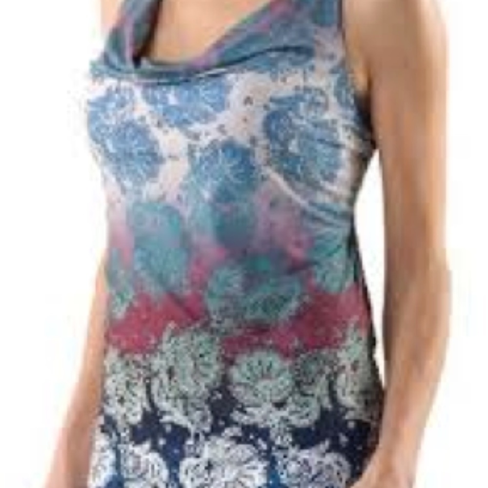 REI Sariska Drape Neck Tunic Top/Athletic Top Size M